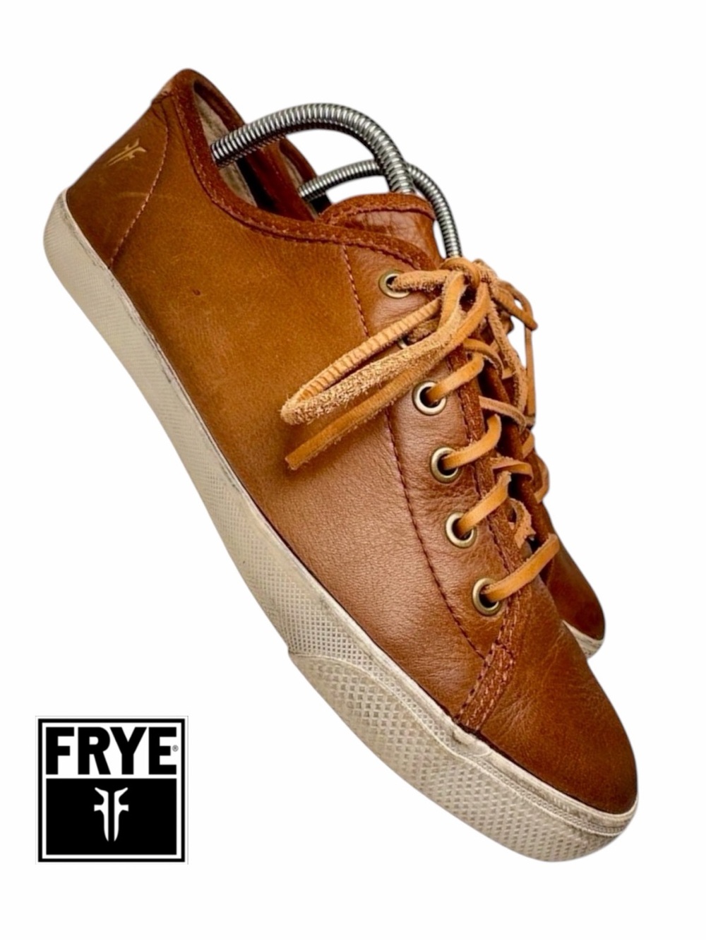 Frye Chambers Low Brown Leather Sneakers Men 9.5